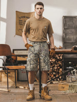 American-Style Camouflage Cargo Shorts