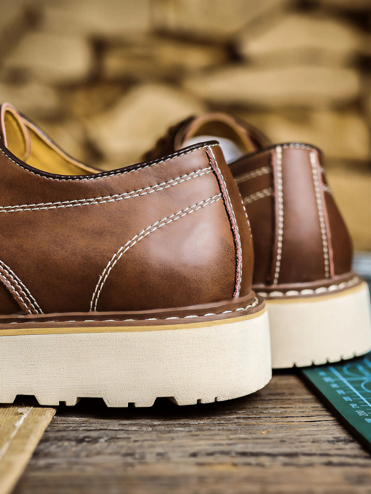 Americana-style Low-top Breathable Outdoor Work Shoes