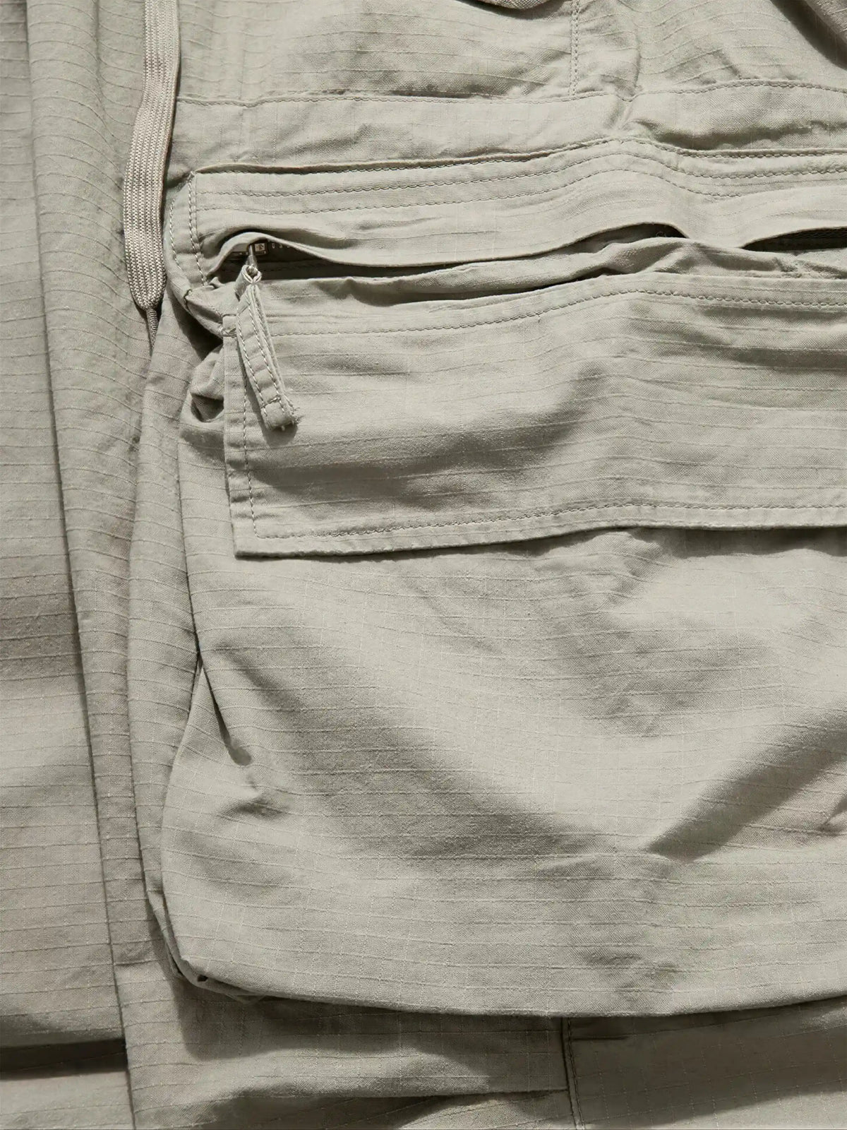 Wide-leg Cargo Pants With Large Pockets