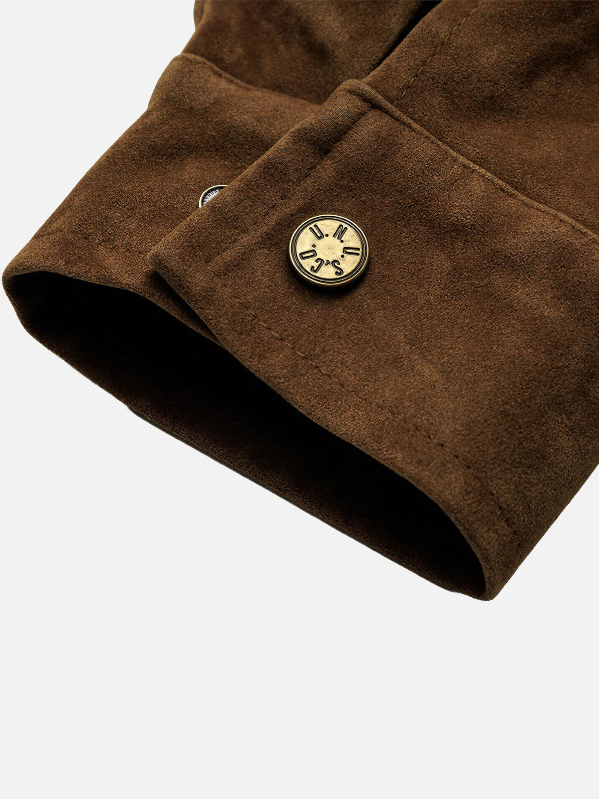 Retro Waist-defining Suede Jacket