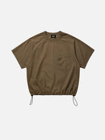 Outdoor Quick-drying Loose-fit T-shirt With Drawstring