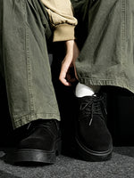 Platform Height-increasing Work Boots / Casual Leather Shoes