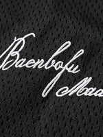 American Football Style Embroidered T-shirt