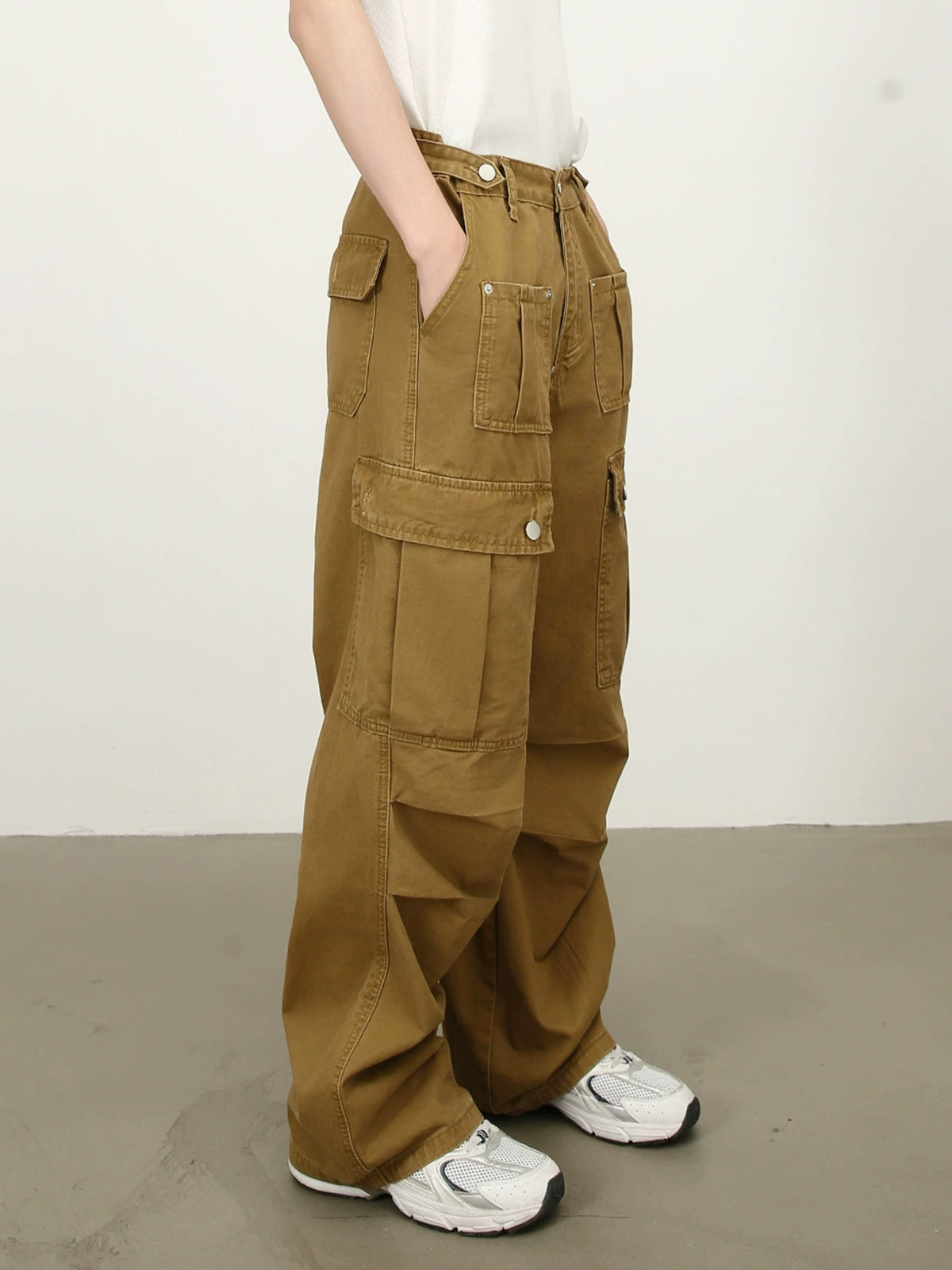 American Retro Multi-pocket Cargo Pants