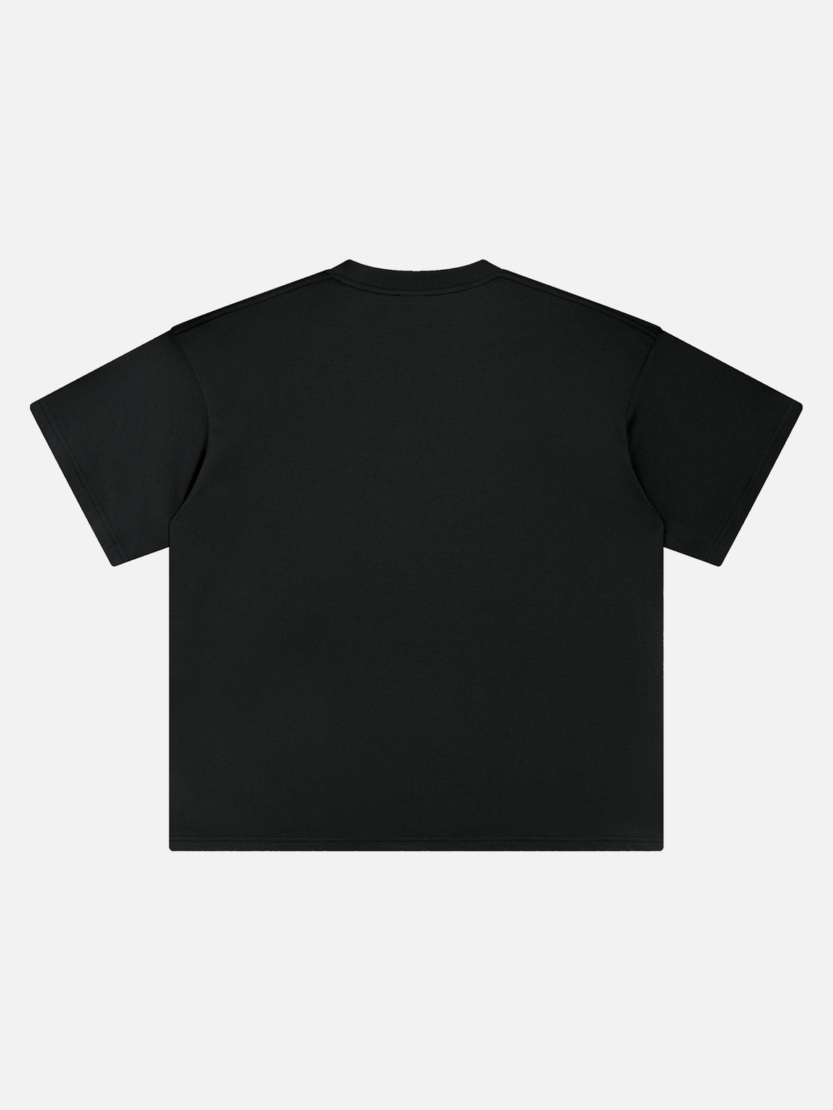 T-shirt basique décontracté en coton lourd