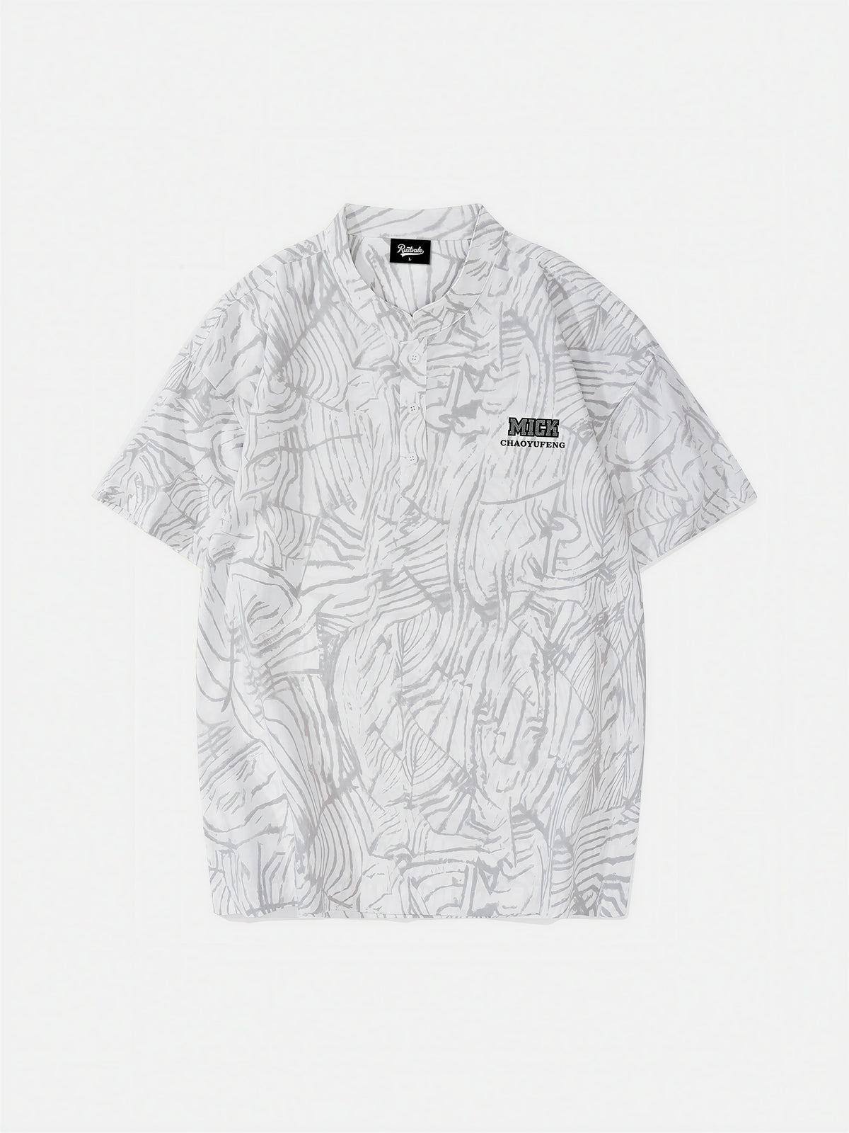 American Retro Loose-fit Short-sleeve Polo Shirt