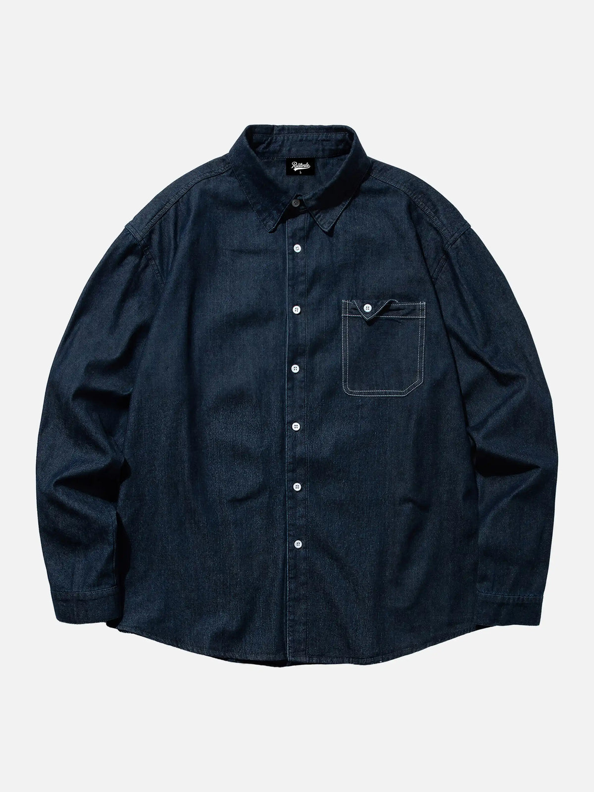 Léine Oibre Fada-Sleeve Stíl Americana