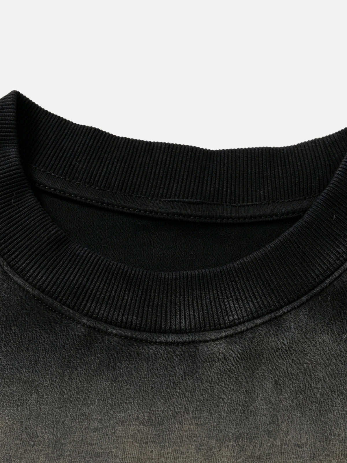 Wasteland-style Garment-washed Heavyweight Cotton T-shirt