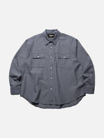 Seersucker Striped Long-sleeve Shirt