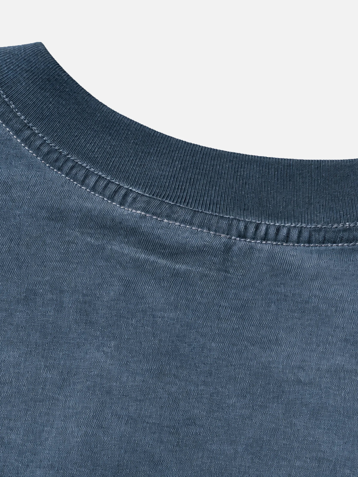 Dirty-dyed Half-zip Cargo T-shirt