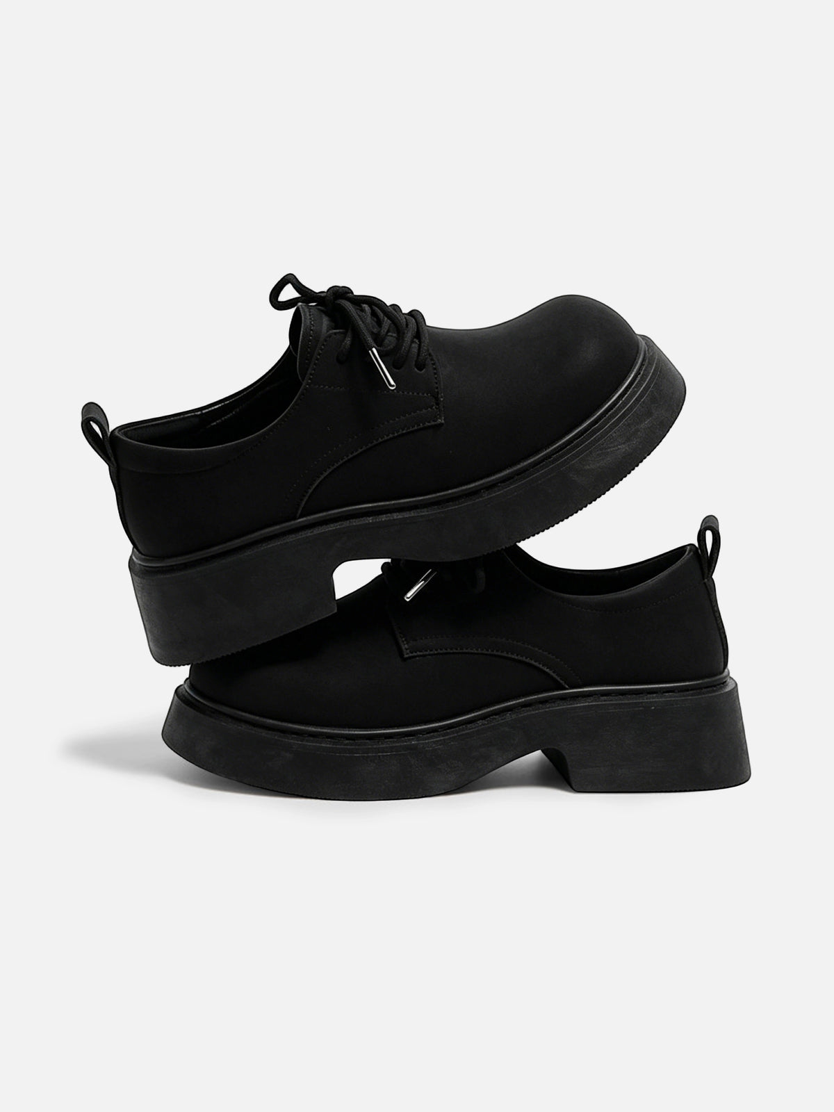 Platform Height-increasing Work Boots / Casual Leather Shoes