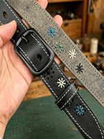 Versatile Handmade Men's Belt In Top-grain Cowhide