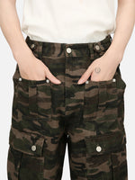 American Retro Multi-pocket Cargo Pants