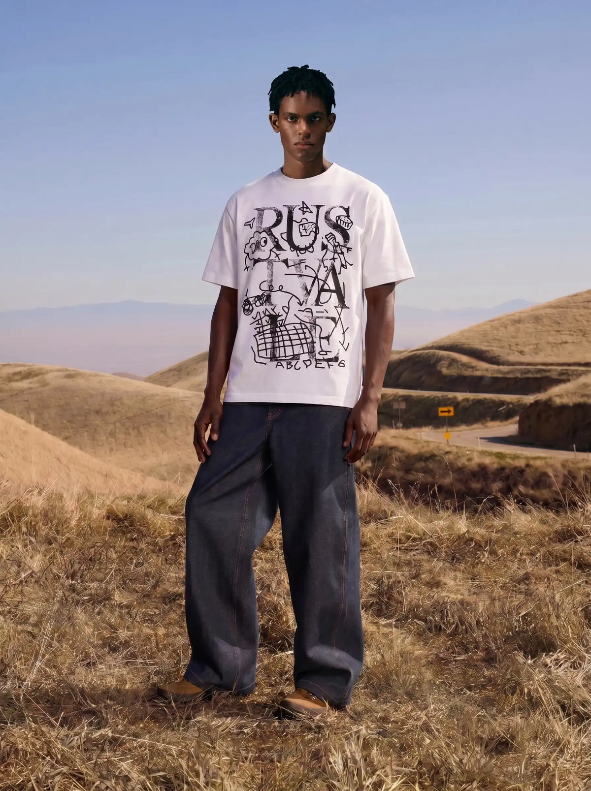 Rustvale Doodle Logo Graphic Tee