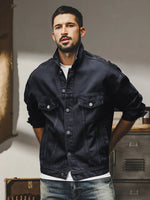 Classic American-style Vintage Denim Jacket