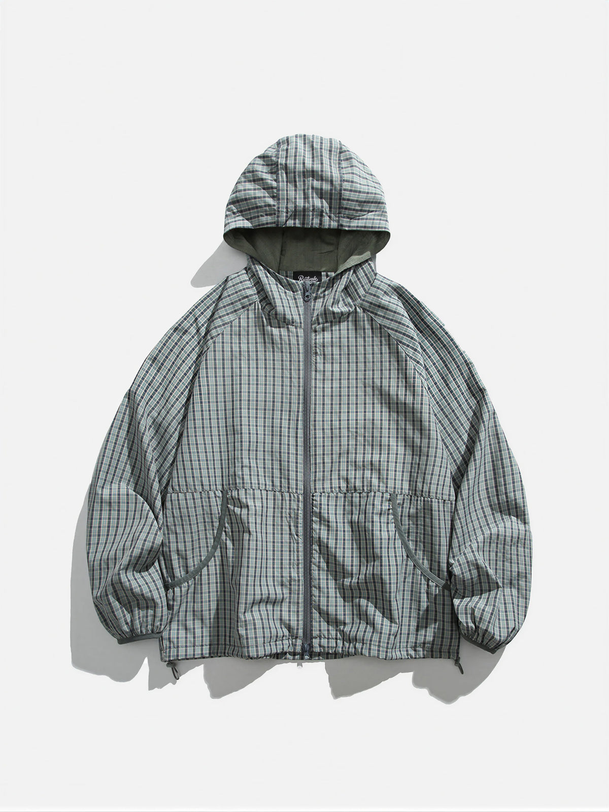 Retro Outdoor Plaid Hooded Jacket