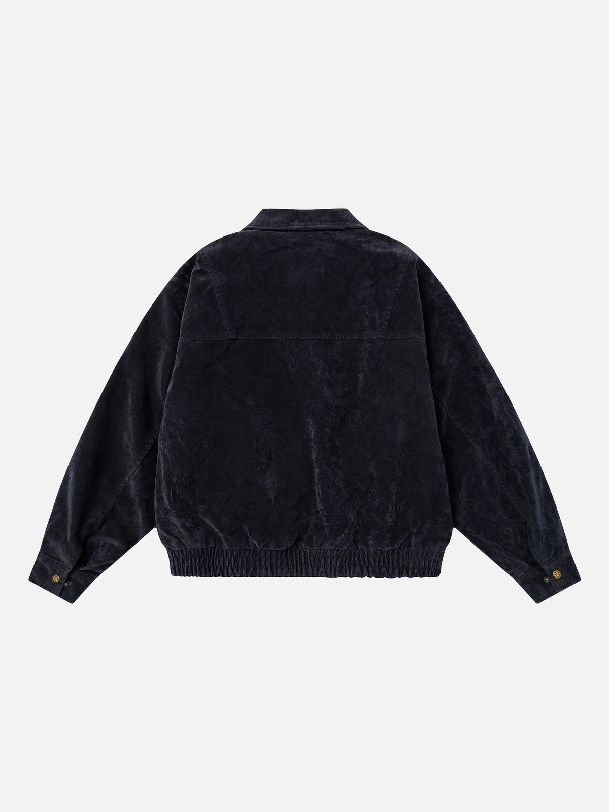 Retro Waist-defining Suede Jacket