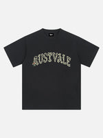 Pixel Rosen-Buchstaben T-Shirt