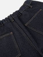 Large-pocket Denim Cargo Shorts