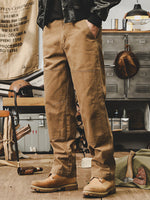 Heavyweight Straight-leg Work Pants (vintage Style)