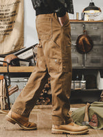 Heavyweight Straight-leg Work Pants (vintage Style)