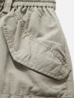 Wide-leg Cargo Pants With Large Pockets