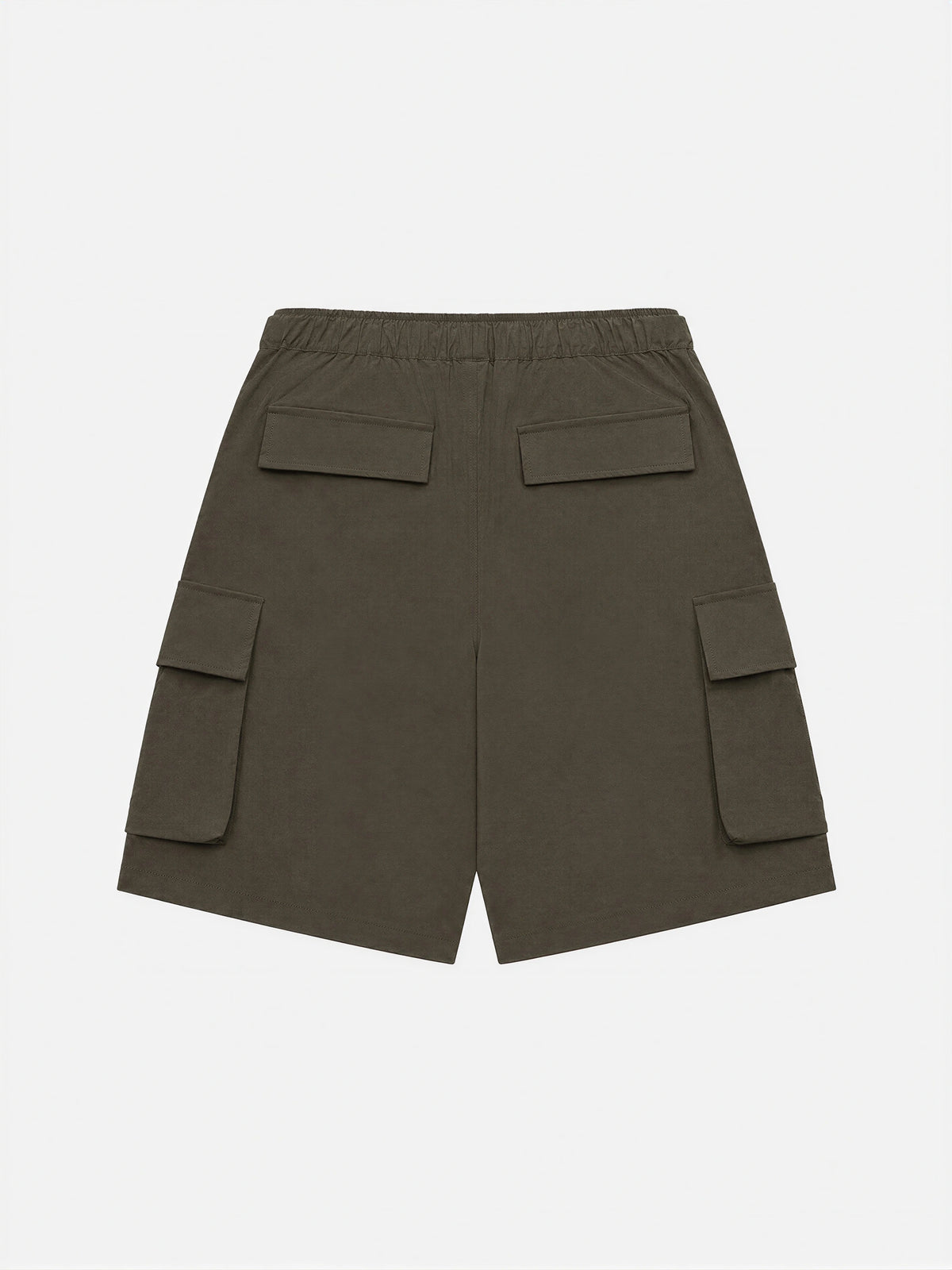Outdoor Tech-style Multi-pocket Cargo Shorts