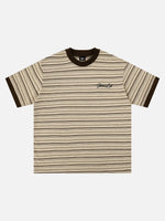 Loose-fit T-shirt With Handwritten-style Embroidery