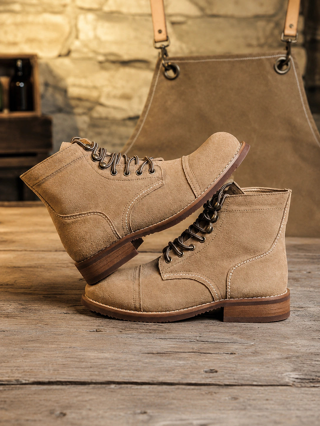 Americana-style Vintage American-retro Combat Boots