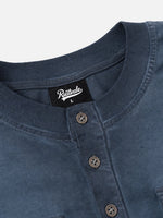 Dirty-dyed Half-zip Cargo T-shirt