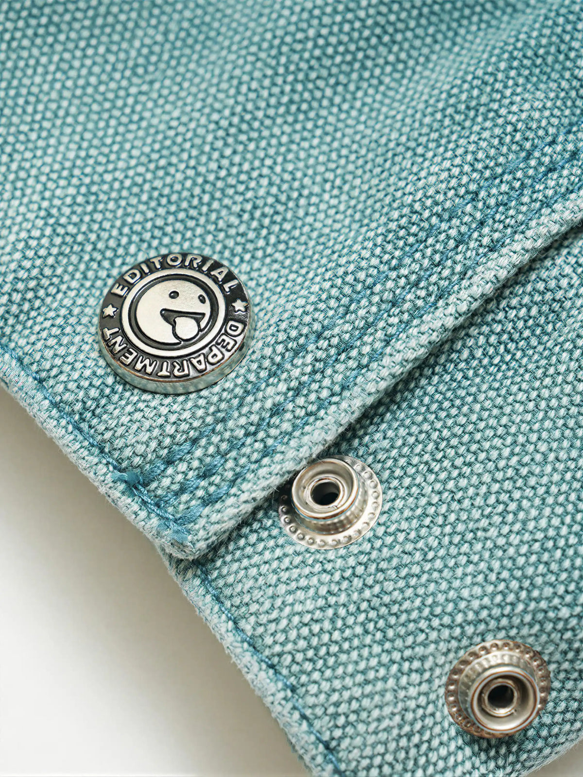 American-style Washed, Color-blocked Work Jacket