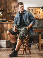 Loose-fit, Quick-dry, Knee-length Shorts In Cooling, Lightweight Ice Silk Fabric.