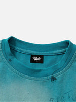 Camiseta holgada de estilo aerógrafo a la moda