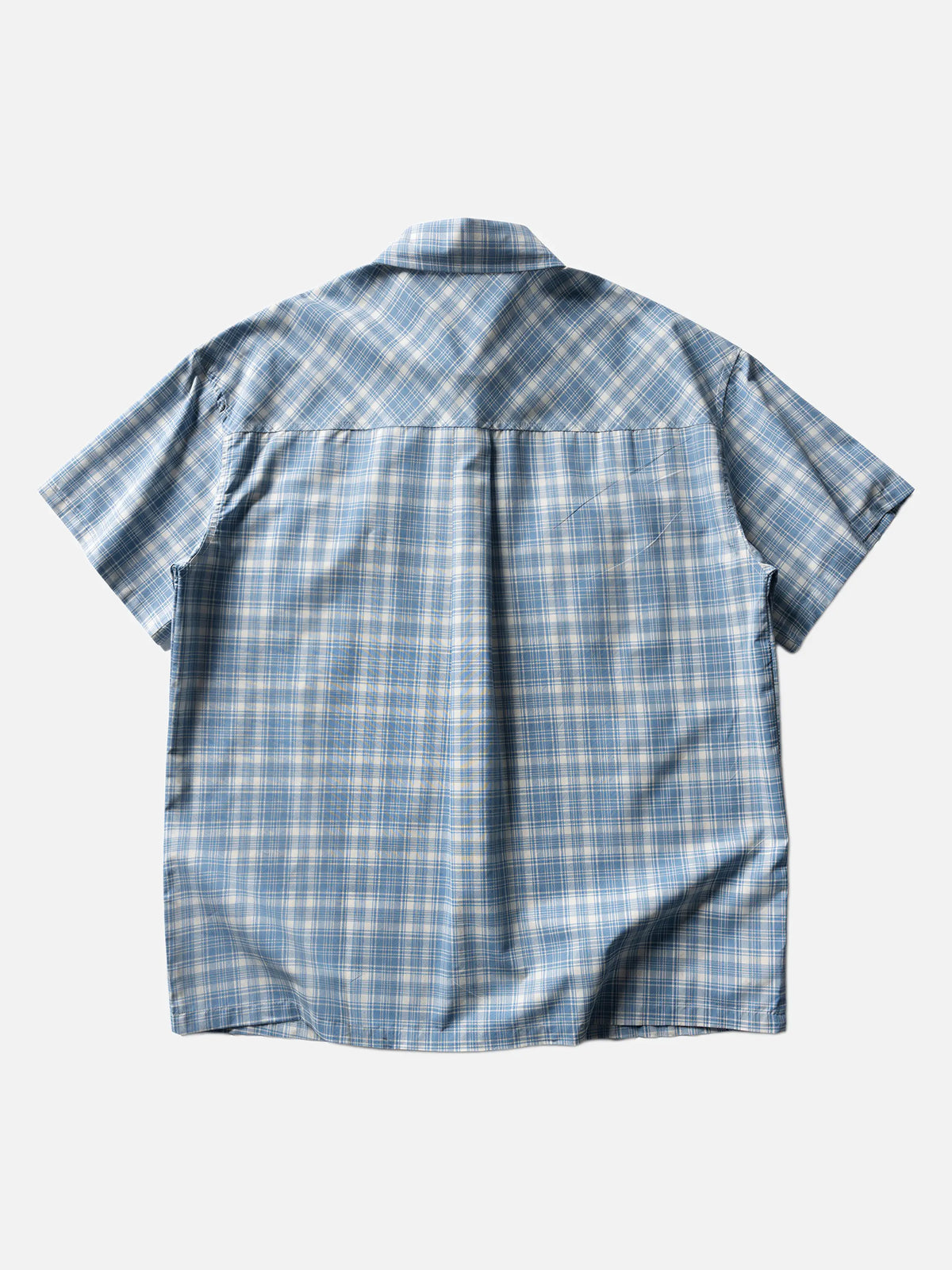 Japanese Retro Multi-pocket Short-sleeve Work Shirt