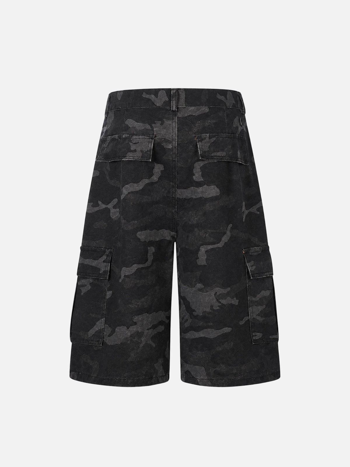 High-street Camouflage Cargo Denim Capris