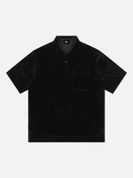 Niche Velvet Stretch Polo Shirt