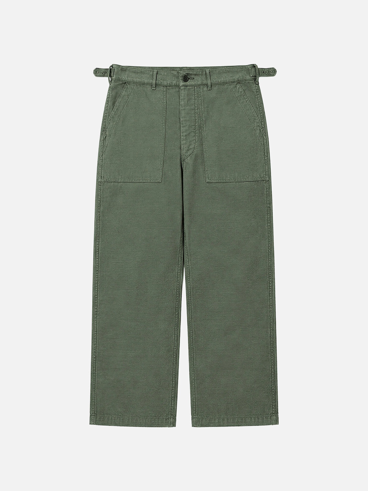Minimalist, Textured, Loose-fit Casual Trousers