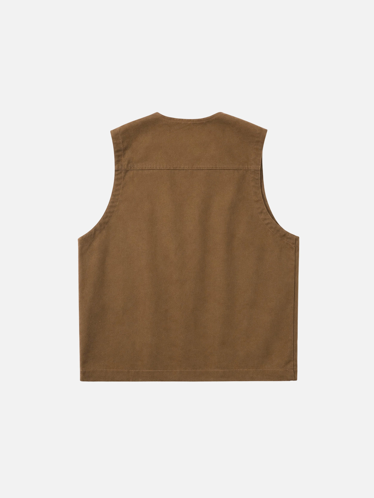 Retro Layering Multi-pocket Cargo Vest