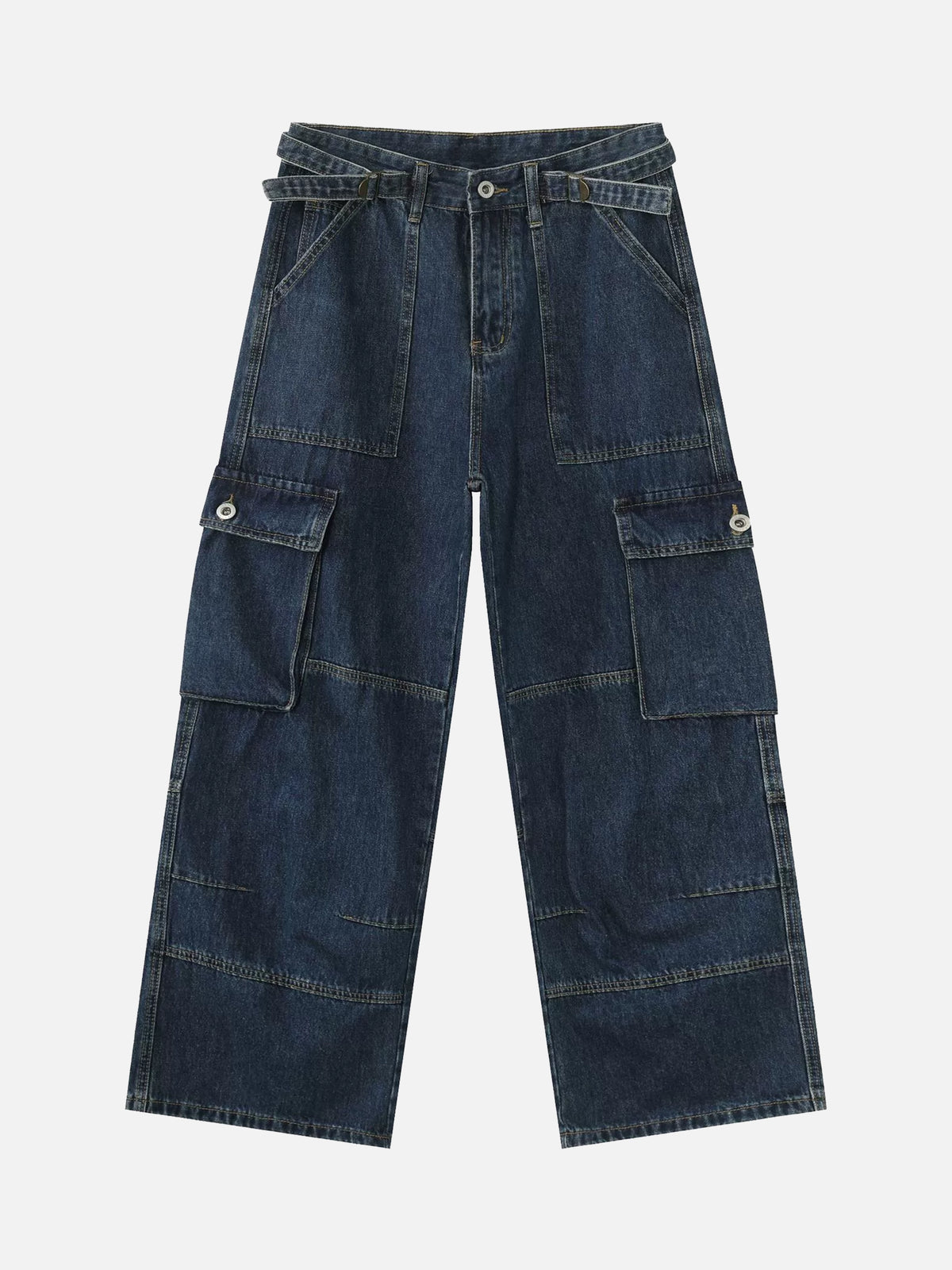 American Retro Multi-pocket Cargo Pants