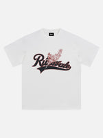 Rustvale Reißverschluss Rosen T-Shirt