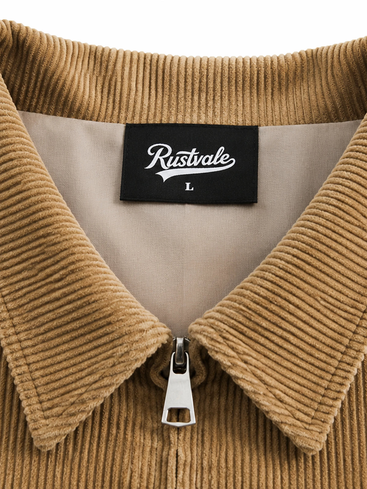 Loose-fit Corduroy Jacket With Turn-down Collar