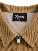 Loose-fit Corduroy Jacket With Turn-down Collar