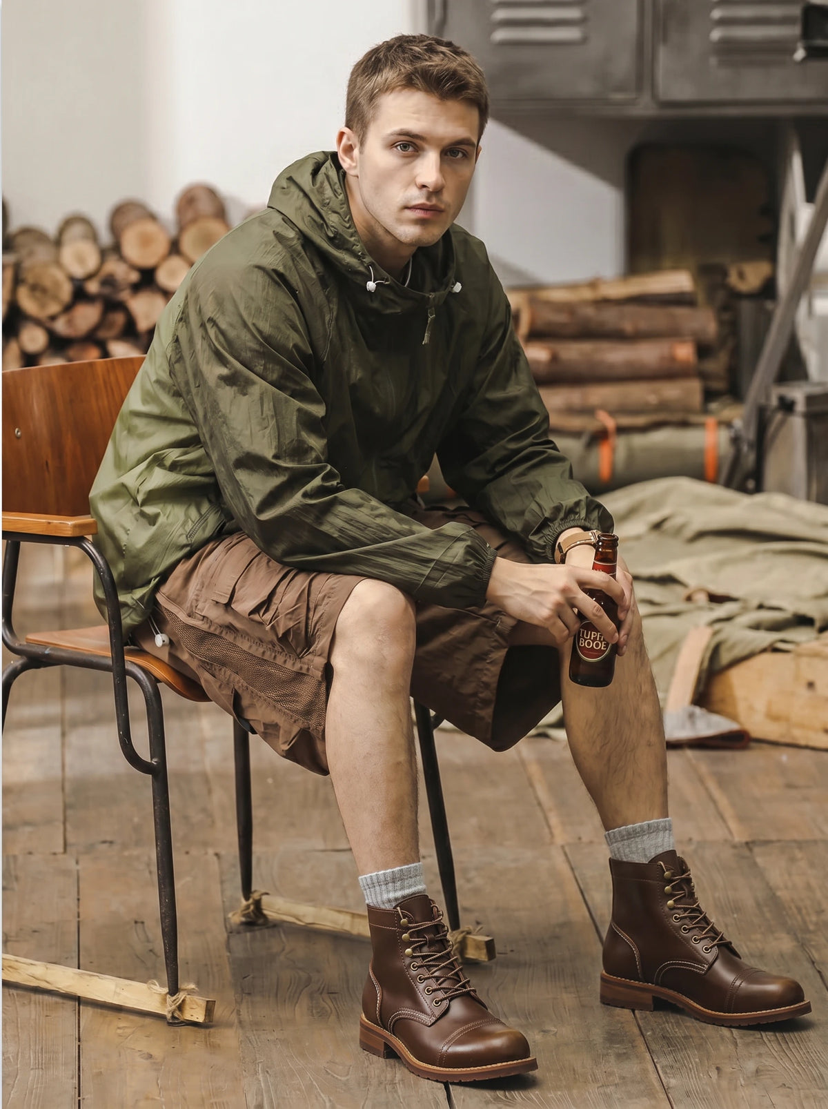 Americana-style Vintage American-retro Combat Boots