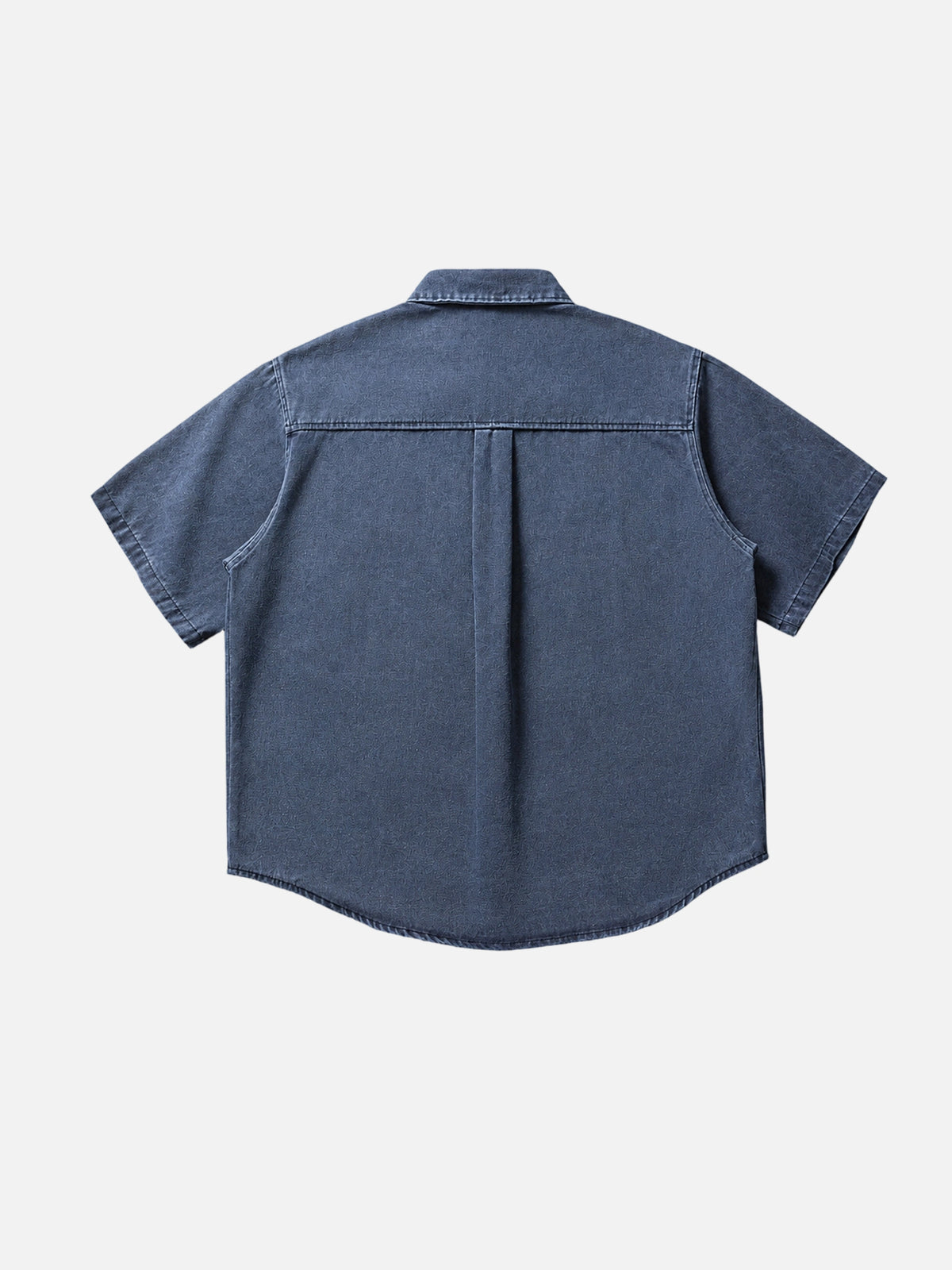 Japanese-style Vintage Washed & Distressed Work Shirt