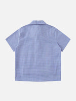 Retro Plaid Short-sleeve Shirt