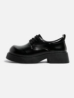 Platform Height-increasing Work Boots / Casual Leather Shoes