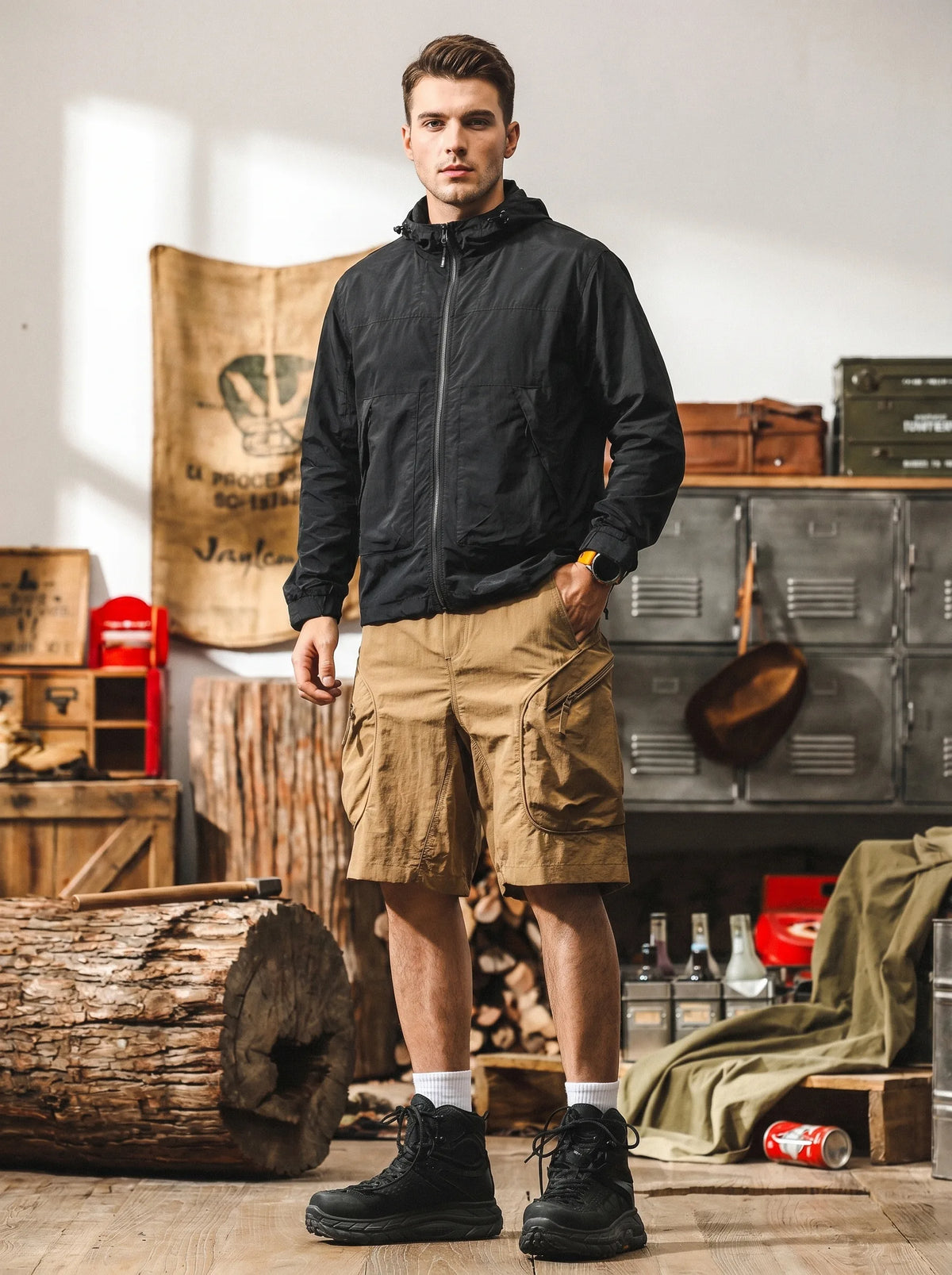 Loose-fit, Quick-dry, Knee-length Shorts In Cooling, Lightweight Ice Silk Fabric.