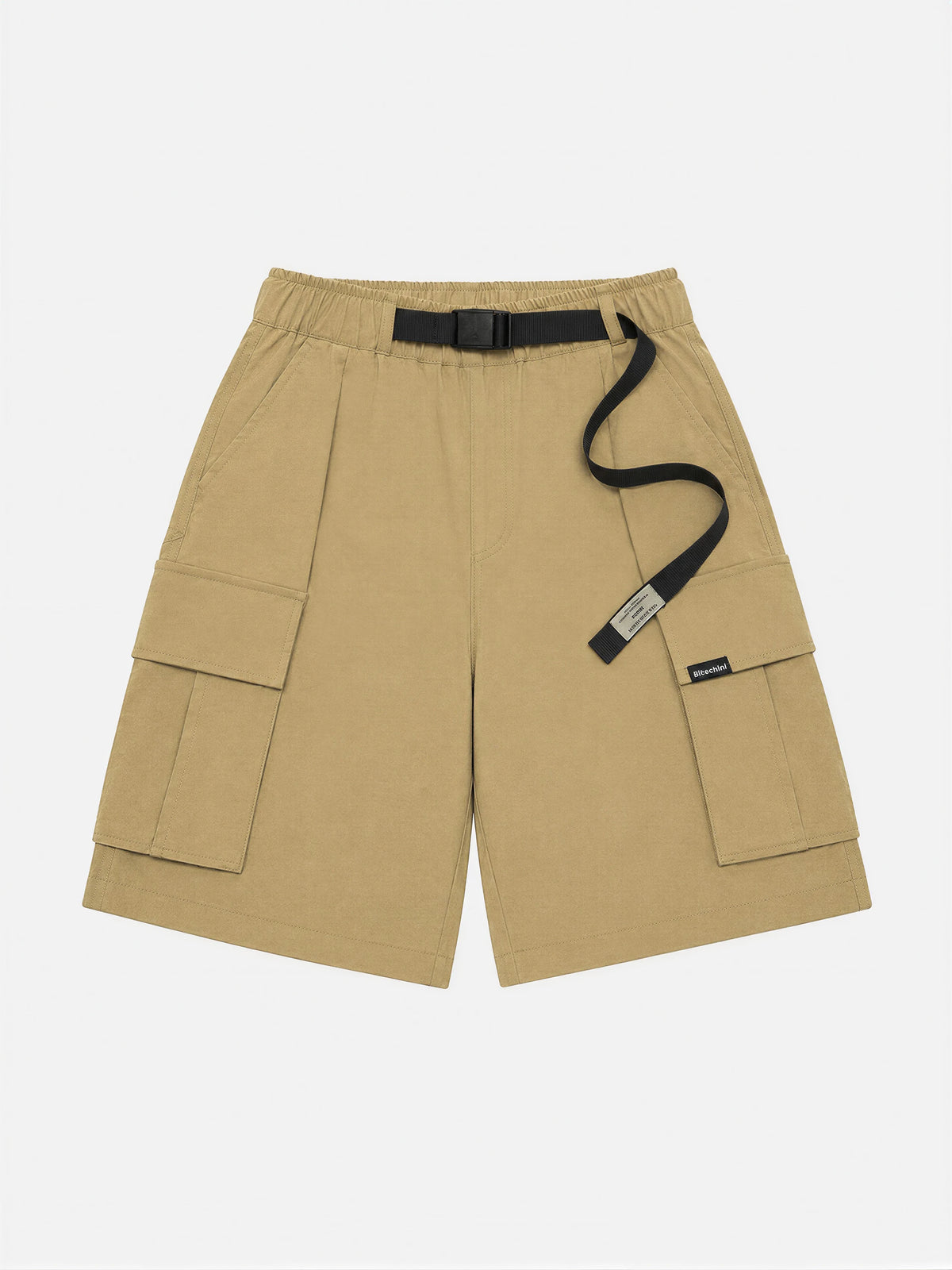 Outdoor Tech-style Multi-pocket Cargo Shorts