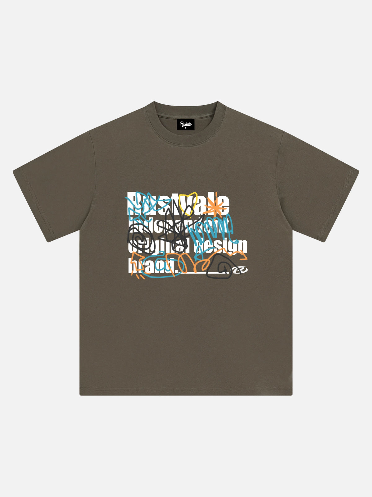 Graffiti Overlay T-Shirt