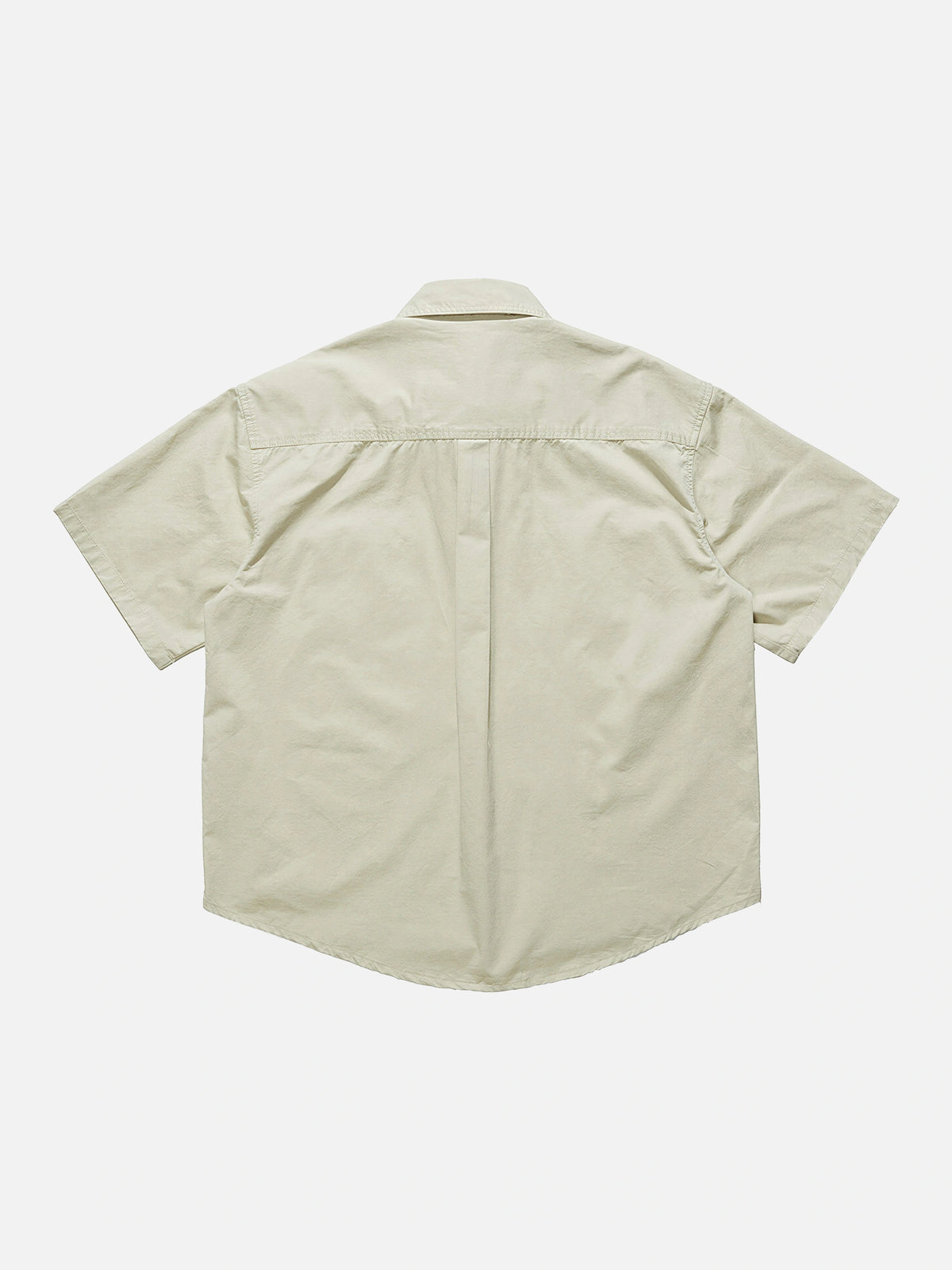Versatile Washed Loose-fit Short-sleeve Shirt